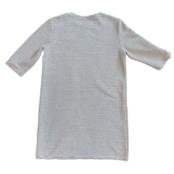 Zara W/B Collection Striped Dress or Tunic. Textured. Size Med. Good Condition! - Picture 3 of 8